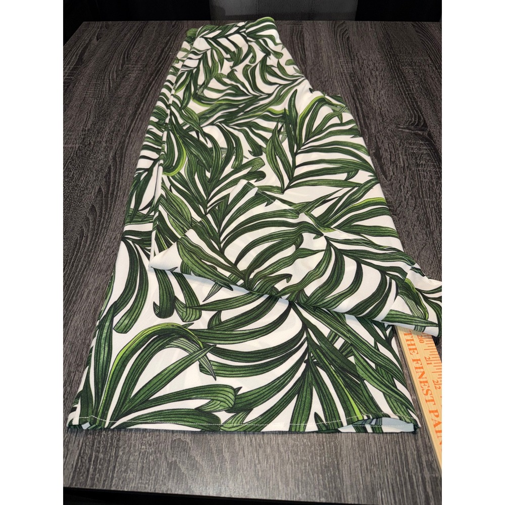 Eliane Rose NEW Tropical Palm Leaf Two Piece Set  Top‎ Skirt Resort Wear Size L - Picture 11 of 14